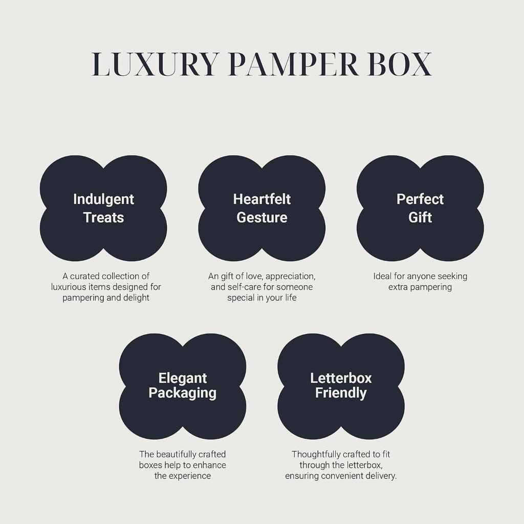 Hallby - Luxury Pamper Box Set, Relaxation Gifts for Women, Pamper Hamper, Birthday Box, Self Care for Her, Friend Gift