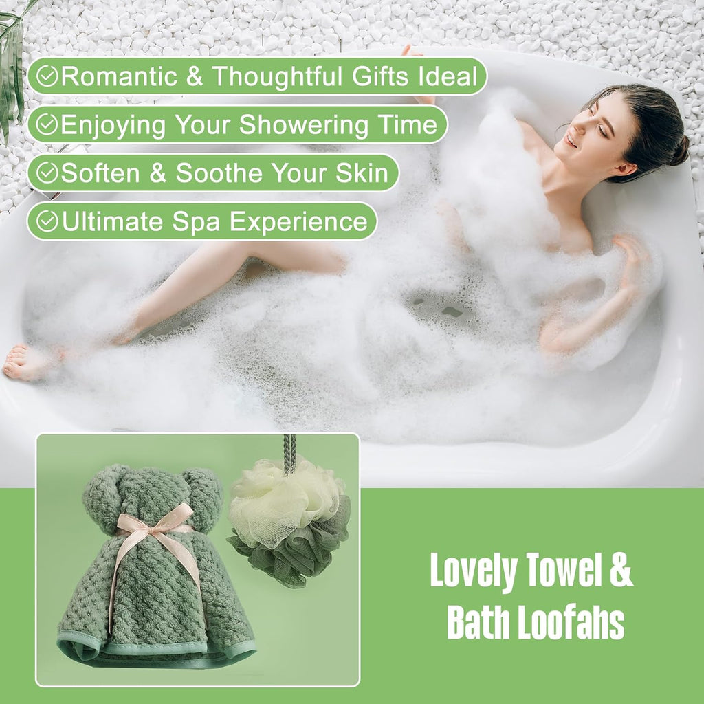 Spa Gifts Set Unique Bath Gift Set for Women Self Care Gifts Relaxing Spa Gifts Bath Spa Gift Basket for Women with Care Package Home Spa Products for Birthday Gifts