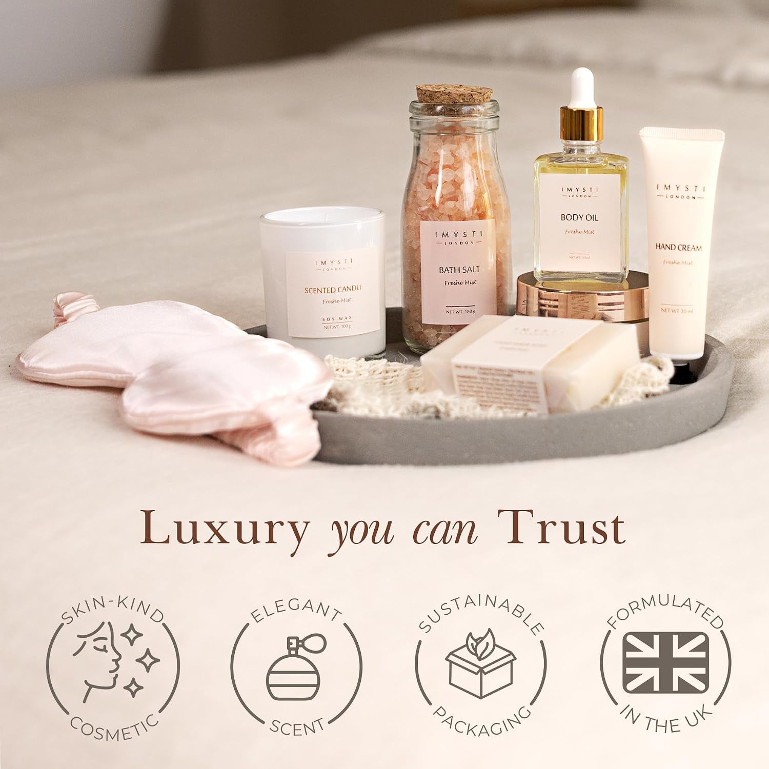Birthday Gifts for Women - Luxury Pamper Hamper Spa Bath Gift Set for Her | Pamper Gifts for Women in Ladies Gift-Ready Box; Bath Set for Christmas, Anniversary, Valentine'S, Mother'S Day & Self Care