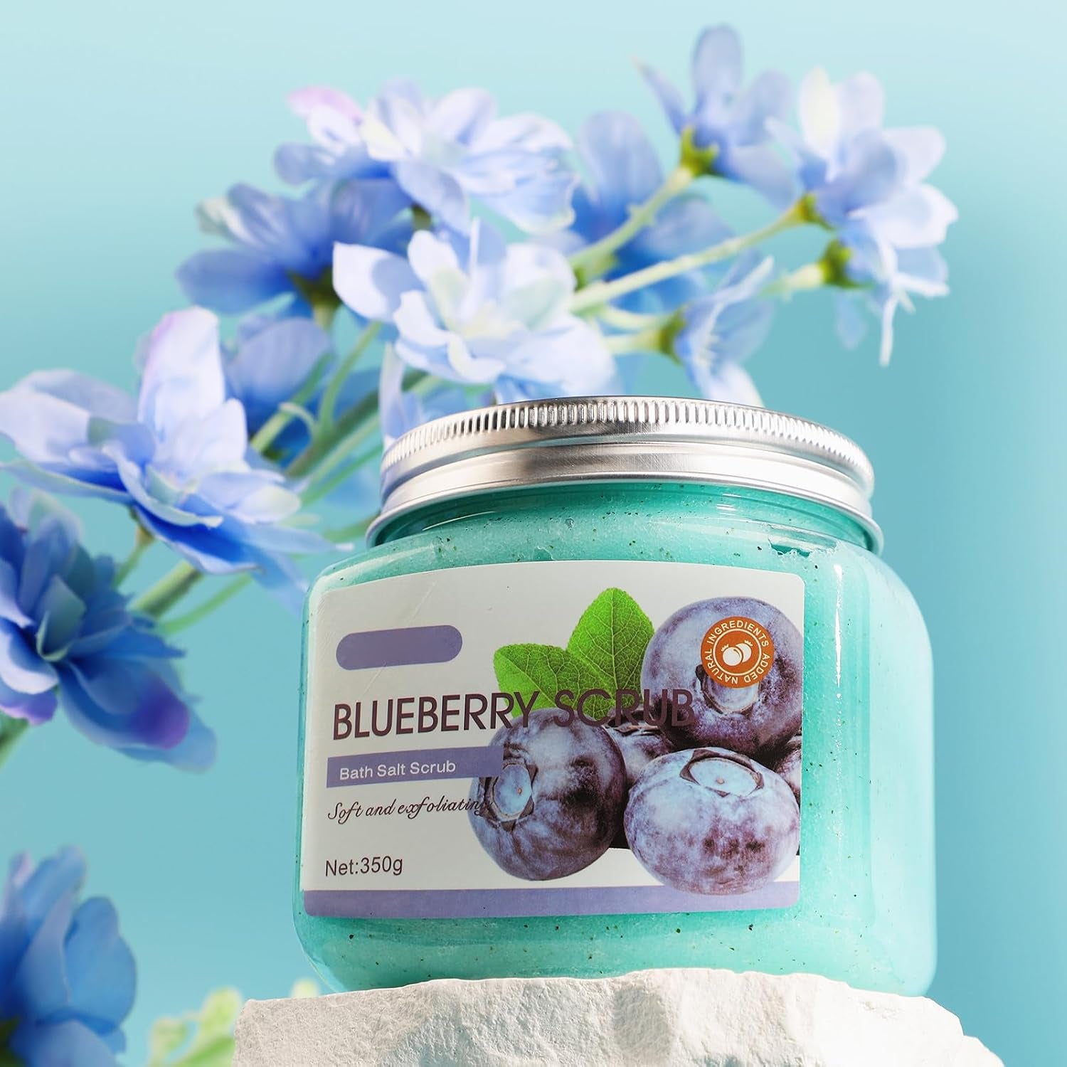 Spa Gifts Set Unique Bath Gift Set for Women Self Care Gifts Relaxing Spa Gifts Bath Spa Gift Basket for Women with Care Package Home Spa Products for Birthday Gifts (Blueberry)