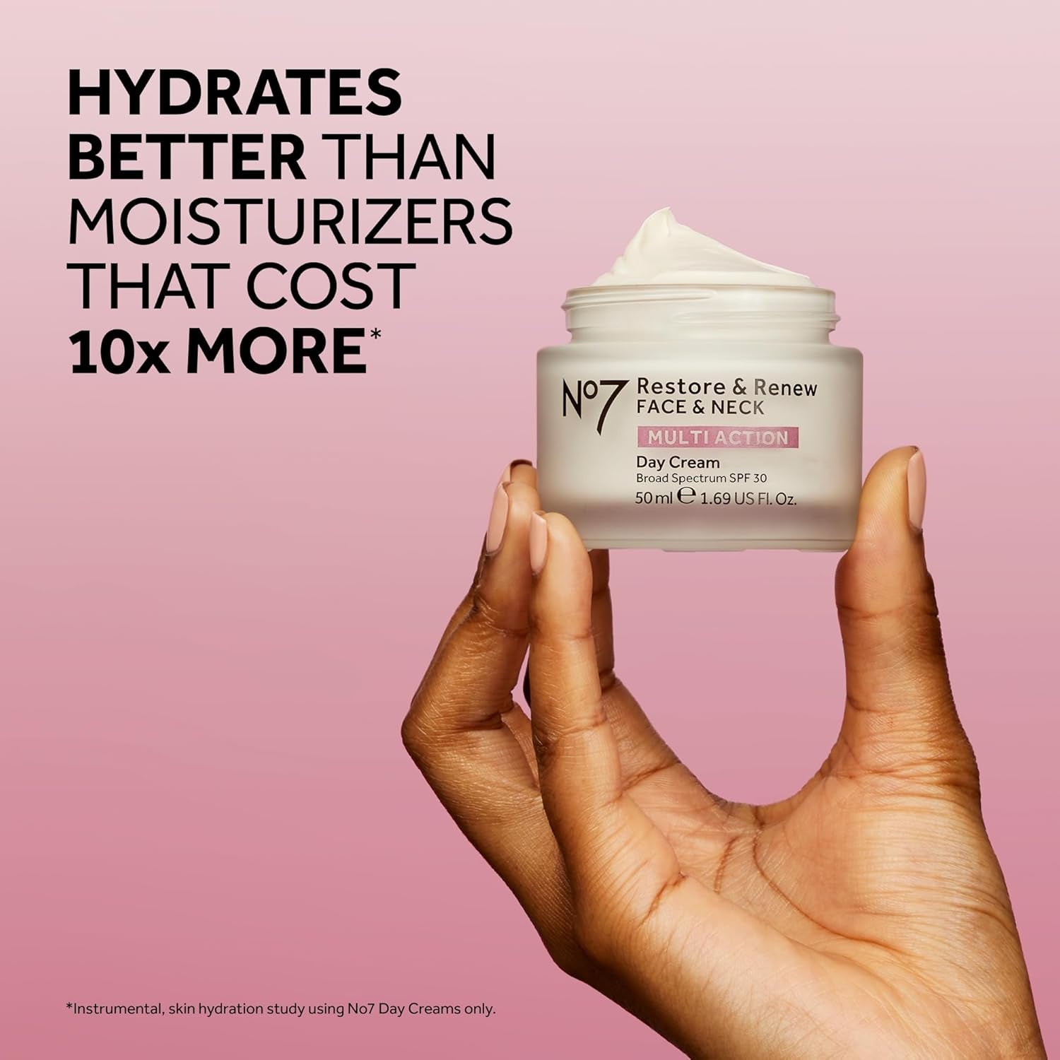 No7 Restore & Renew Face & Neck Multi Action Skincare System, Pack of 1 | Includes SPF 30 Day Cream, Anti-Aging Facial Serum & Hydrating Night Cream, Vitamin C, Hyaluronic Acid & Collagen Peptides
