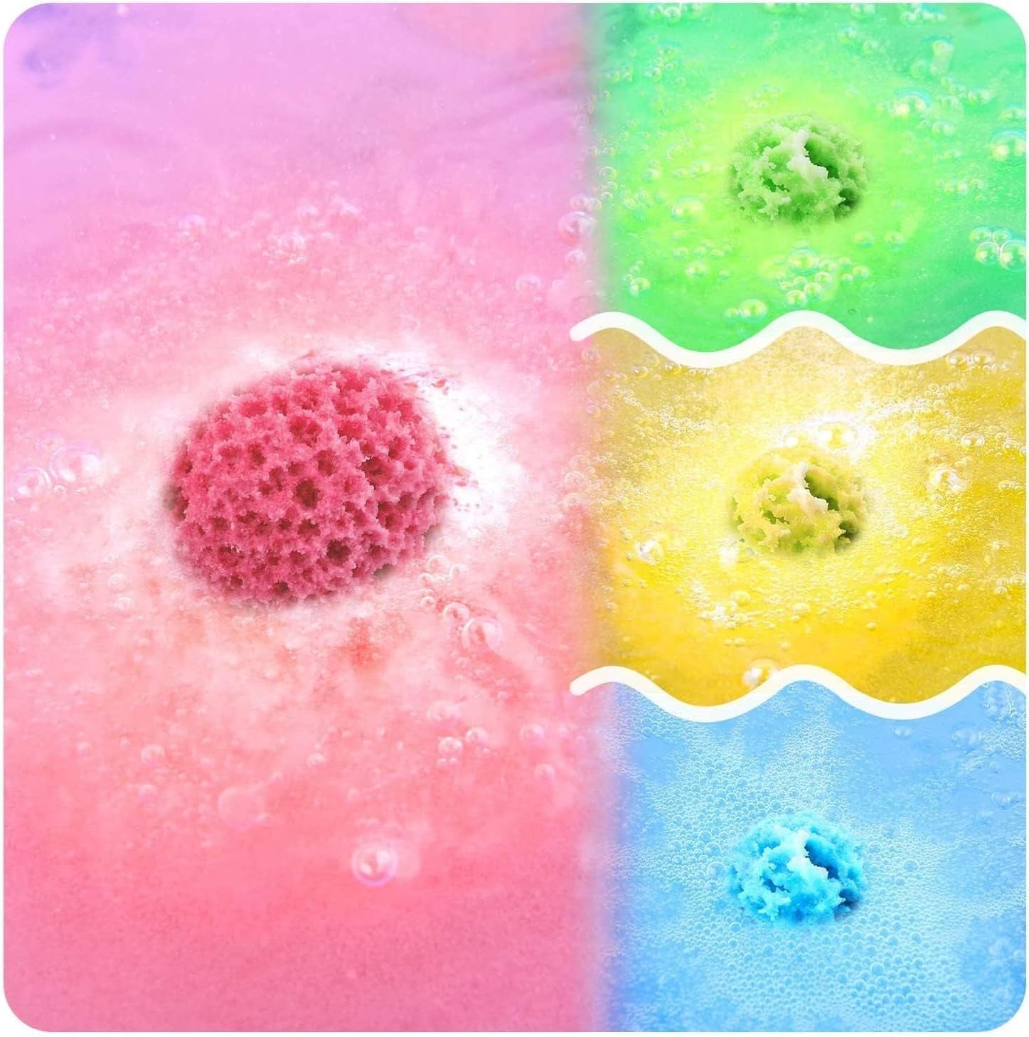 Bath Bombs Gift Set-Organic Natural Essential Oils, Relax and Moisturize Skin, 2.8 OZ*12 PCS BOENFU Luxury Spa Bomb Gifts for Girl, Mom, Wife, Birthday,Valentine'S Day, Anniversary | Natural Essential Oils Dry Skin Moisturize Bubble Spa Bath Handmade Birthday Gifts for Women, Treat Yourself